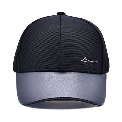 Kap Baseball 6 Panel Terstruktur Dengan 2 Mata Dan Warna Line Jahit Disesuaikan