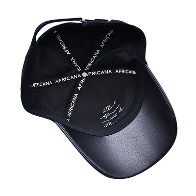 Kap Baseball 6 Panel Terstruktur Dengan 2 Mata Dan Warna Line Jahit Disesuaikan