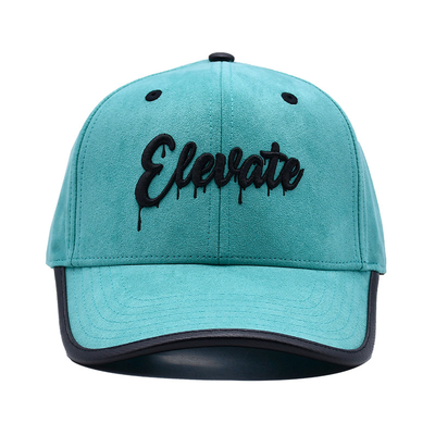 2 Eyelets Curve Peak Style 6 Panel Baseball Cap Dengan Inner Tape Screen Printing Logo