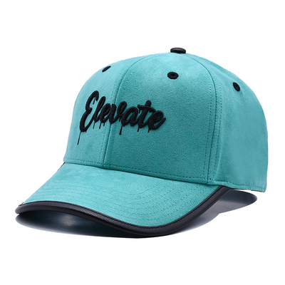 2 Eyelets Curve Peak Style 6 Panel Baseball Cap Dengan Inner Tape Screen Printing Logo