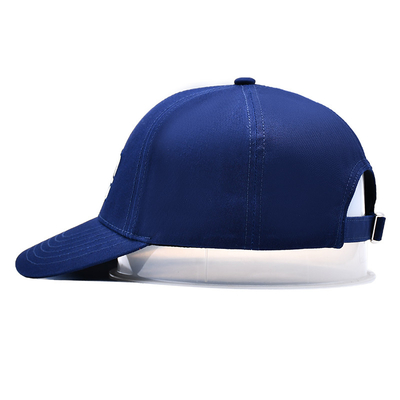 Custom Kualitas Tinggi 6 Panel Baseball Hat Dengan Logo bordir datar Berpasangan Warna Kain