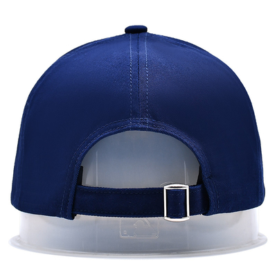 Custom Kualitas Tinggi 6 Panel Baseball Hat Dengan Logo bordir datar Berpasangan Warna Kain