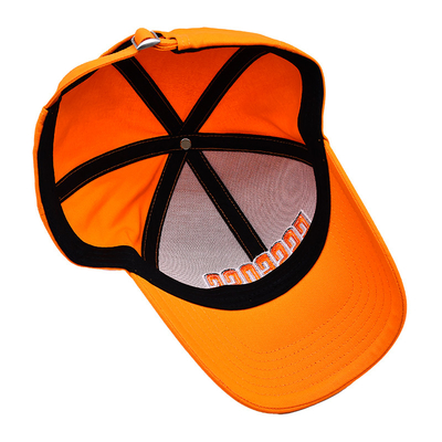 Middle Crown 6 Panel Baseball Cap Customisable Embellishment Logo bordir 3D