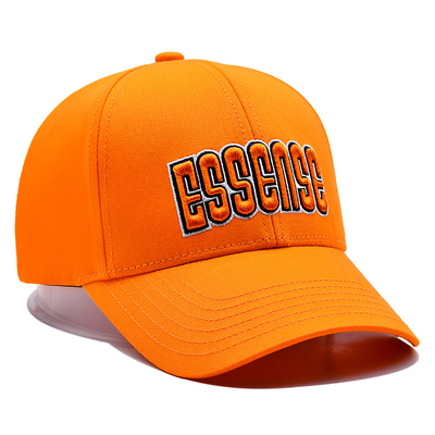 Middle Crown 6 Panel Baseball Cap Customisable Embellishment Logo bordir 3D
