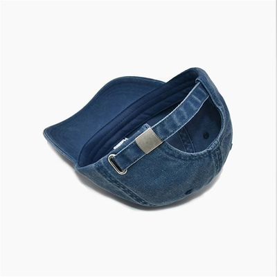 58 - 60cm Ukuran Flat Visor Olahraga Ayah Topi Untuk Semua Musim Dengan Logo Sulaman Khusus