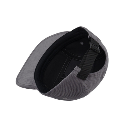 Sports Mesh Sweatband 5 Panel Hat Di Bahan Katun / Nylon / Polyester Kain Corduroy Disesuaikan