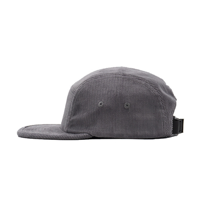 Sports Mesh Sweatband 5 Panel Hat Di Bahan Katun / Nylon / Polyester Kain Corduroy Disesuaikan