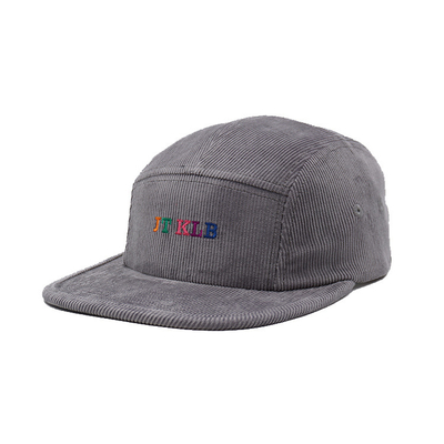 Sports Mesh Sweatband 5 Panel Hat Di Bahan Katun / Nylon / Polyester Kain Corduroy Disesuaikan