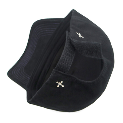 Disesuaikan 5 Panel Baseball Cap Dengan Logo 3D bordir Dan Cocok Kain Warna jahitan