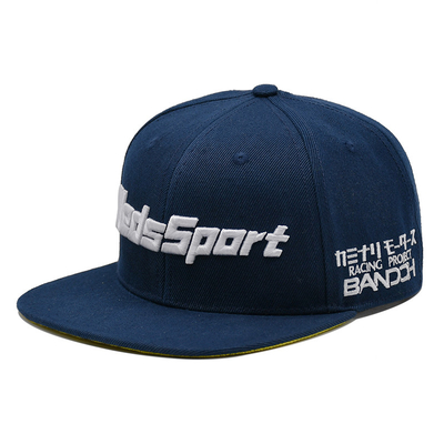 Topi Snapback Bordir Cotton Flat Bill Gorras 3D Untuk Pria