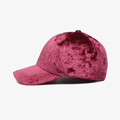 Profil Customized Baju Enam Panel Baseball Cap Dengan Logo bordir Kain Satin