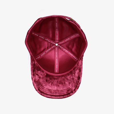 Profil Customized Baju Enam Panel Baseball Cap Dengan Logo bordir Kain Satin