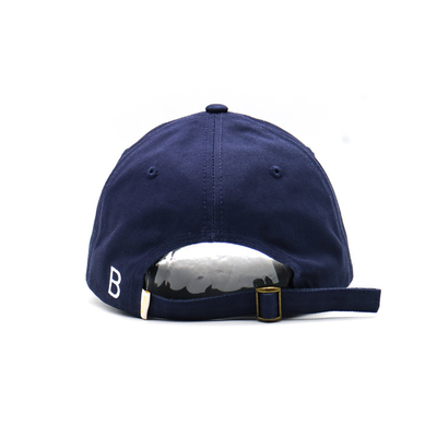 Visor melengkung 6 Panel Baseball Cap dengan logo bordir Mencocokkan jahitan dan jahitan diperkuat