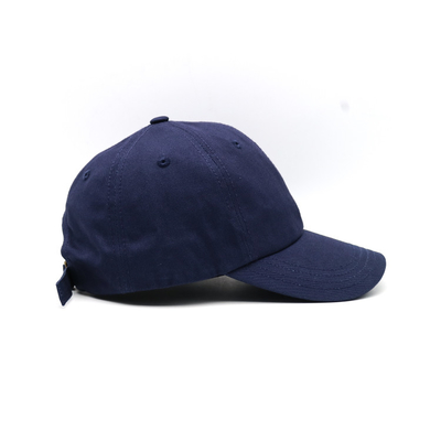 Visor melengkung 6 Panel Baseball Cap dengan logo bordir Mencocokkan jahitan dan jahitan diperkuat