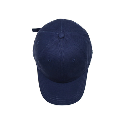 Visor melengkung 6 Panel Baseball Cap dengan logo bordir Mencocokkan jahitan dan jahitan diperkuat