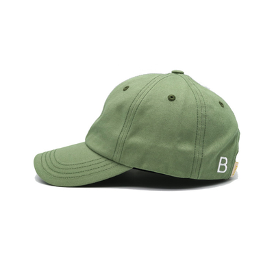 Sesuaikan Warna Unstructured Front Panel Kap Baseball Kap Baja Dengan Kain Cocok Jahit