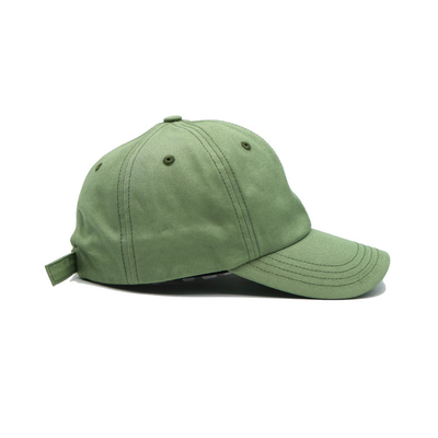 Sesuaikan Warna Unstructured Front Panel Kap Baseball Kap Baja Dengan Kain Cocok Jahit