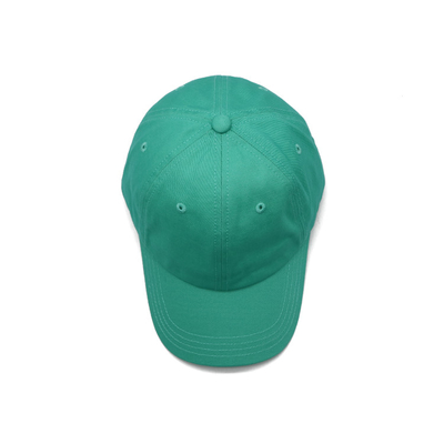 Cap Baseball Baja Diperkuat Dengan Logo Bordir Visor melengkung Dan Mencocokkan jahitan