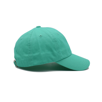 Cap Baseball Baja Diperkuat Dengan Logo Bordir Visor melengkung Dan Mencocokkan jahitan