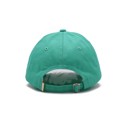 Cap Baseball Baja Diperkuat Dengan Logo Bordir Visor melengkung Dan Mencocokkan jahitan
