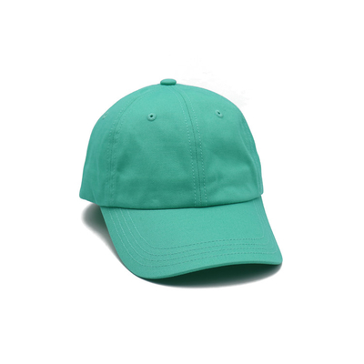 Cap Baseball Baja Diperkuat Dengan Logo Bordir Visor melengkung Dan Mencocokkan jahitan