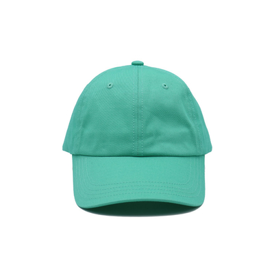 Cap Baseball Baja Diperkuat Dengan Logo Bordir Visor melengkung Dan Mencocokkan jahitan