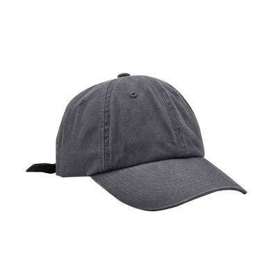 Profil Disesuaikan 6 Panel Baseball Cap Dengan Tali Adjustable Dan Visor melengkung