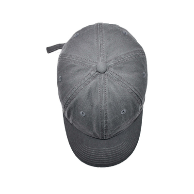 Profil Disesuaikan 6 Panel Baseball Cap Dengan Tali Adjustable Dan Visor melengkung