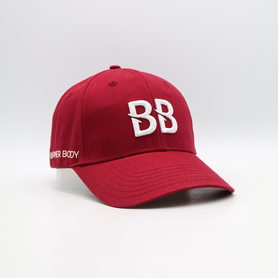 Cap Baseball 6 Panel yang dapat disesuaikan dengan jahitan yang diperkuat dan tali yang dapat disesuaikan