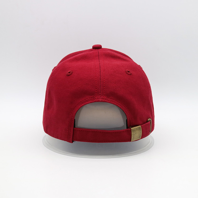 Cap Baseball 6 Panel yang dapat disesuaikan dengan jahitan yang diperkuat dan tali yang dapat disesuaikan