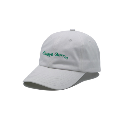 Logo bordir 6 Panel Baseball Cap Dengan Tali Adjustable Dan Kain Katun