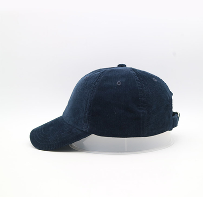 6 Panel Baseball Cap dengan jahitan yang kokoh Panel depan terstruktur Dan visor melengkung