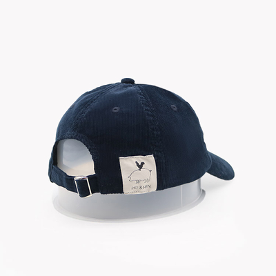 6 Panel Baseball Cap dengan jahitan yang kokoh Panel depan terstruktur Dan visor melengkung