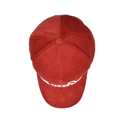Tali 5 Panel Baseball Cap dengan jahitan diperkuat dan visor melengkung