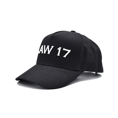 Sesuaikan Kap Baseball 5 Panel Kap Baseball dengan Visor melengkung tali yang dapat disesuaikan dan bentuk terstruktur