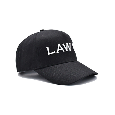 Sesuaikan Kap Baseball 5 Panel Kap Baseball dengan Visor melengkung tali yang dapat disesuaikan dan bentuk terstruktur