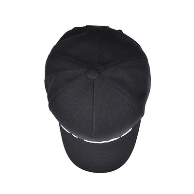 Sesuaikan Kap Baseball 5 Panel Kap Baseball dengan Visor melengkung tali yang dapat disesuaikan dan bentuk terstruktur