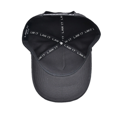 Sesuaikan Kap Baseball 5 Panel Kap Baseball dengan Visor melengkung tali yang dapat disesuaikan dan bentuk terstruktur
