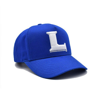 Custom Five Panel Baseball Cap Dengan Mahkota Profil Unstructured Dan Koton Sweatband