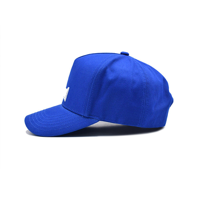 Custom Five Panel Baseball Cap Dengan Mahkota Profil Unstructured Dan Koton Sweatband