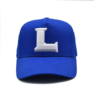 Custom Five Panel Baseball Cap Dengan Mahkota Profil Unstructured Dan Koton Sweatband