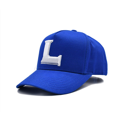 Custom Five Panel Baseball Cap Dengan Mahkota Profil Unstructured Dan Koton Sweatband