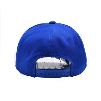 Custom Five Panel Baseball Cap Dengan Mahkota Profil Unstructured Dan Koton Sweatband