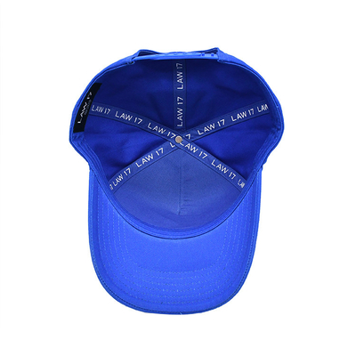 Custom Five Panel Baseball Cap Dengan Mahkota Profil Unstructured Dan Koton Sweatband