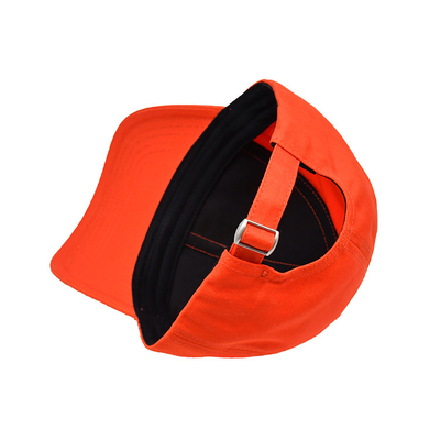 Cap Baseball Baja Disesuaikan Dengan Logo Bordir Visor melengkung Tutup Disesuaikan