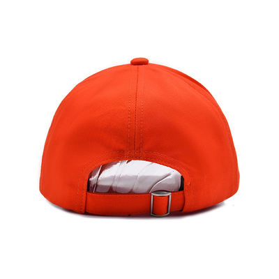Cap Baseball Baja Disesuaikan Dengan Logo Bordir Visor melengkung Tutup Disesuaikan