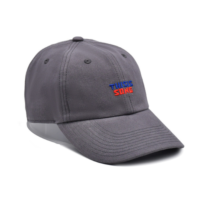 Cap Baseball Baja Brodered Dengan Visor Curved Bentuk Tidak Terstruktur 6 Eyelets