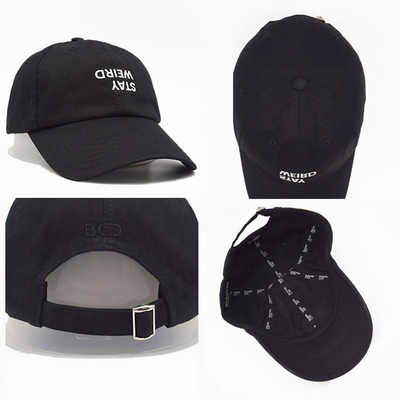 Topi Baseball Profil yang Tidak Terstruktur dengan Kotton Sweatband dan Kain yang Cocok