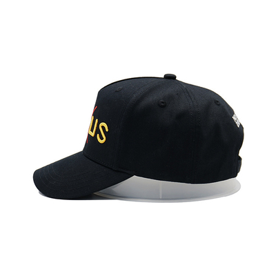 Custom Structured Baseball Cap Dengan Sweatband Baja Dan Penutupan Tali Yang Bisa Disesuaikan