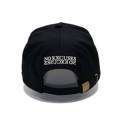 Custom Structured Baseball Cap Dengan Sweatband Baja Dan Penutupan Tali Yang Bisa Disesuaikan